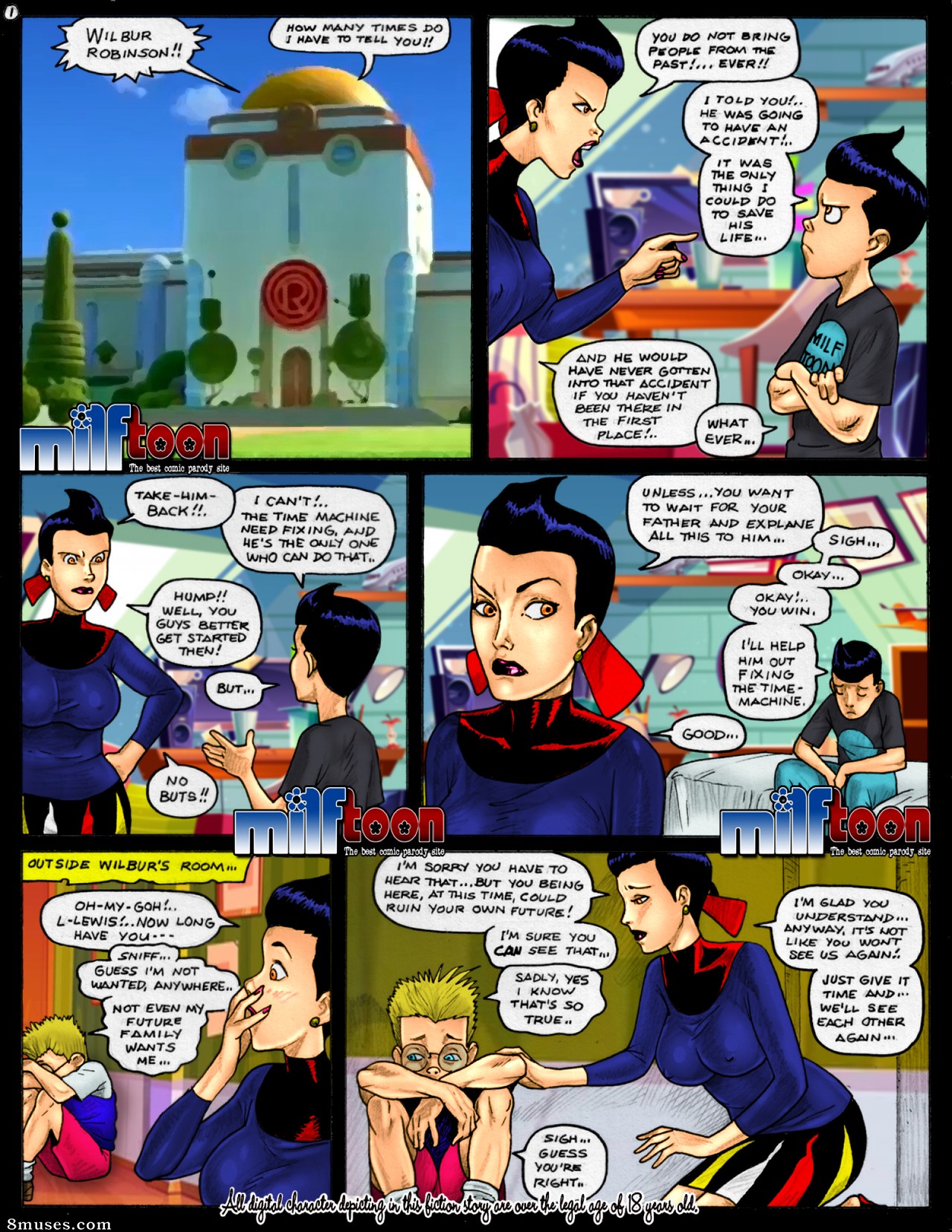 MilfToon Comics - Rencontrer les Robs - Colorisé par L - Page 2