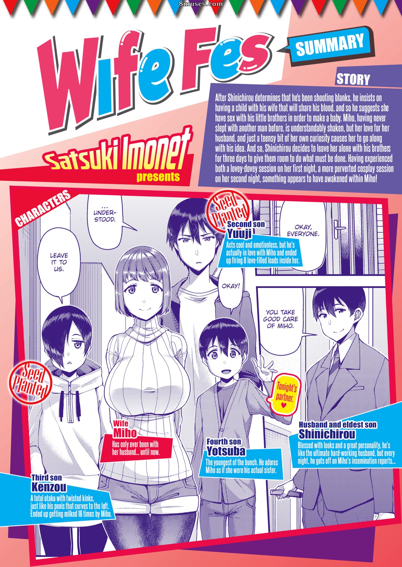 Page 1 Fakku-Comics/Satsuki-Imonet/Wife-Fes-Third-Night 8muses