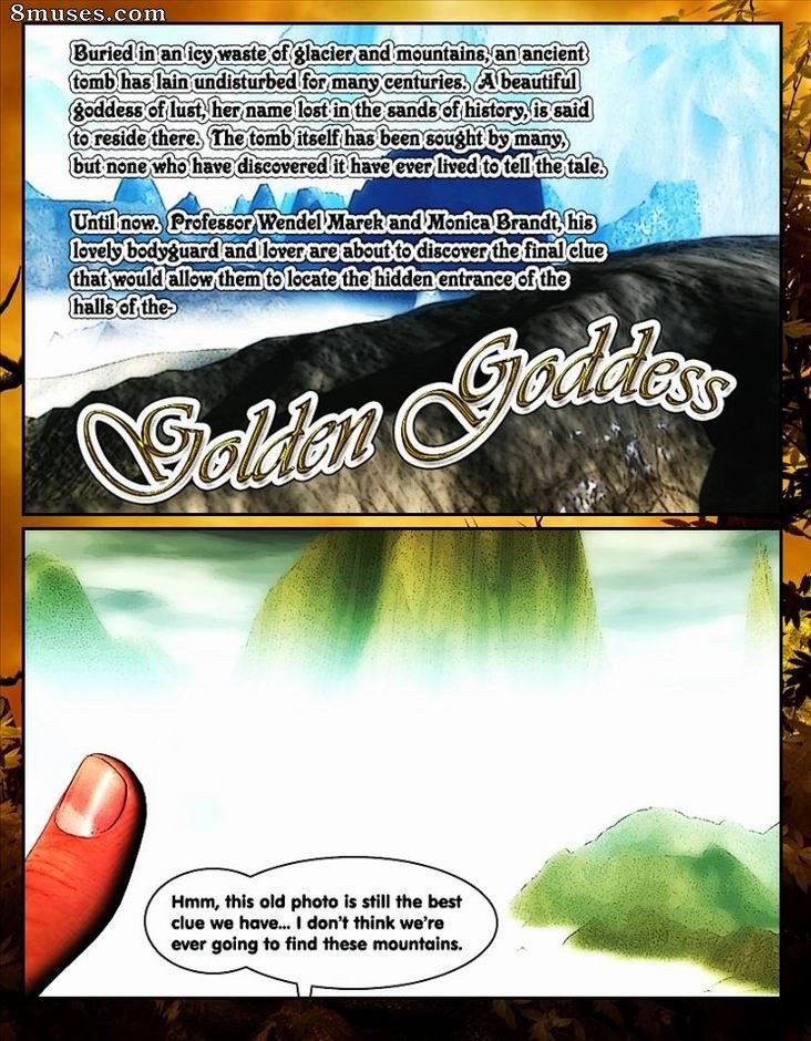 BarbarianBabes.com Comics - A deusa dourada - Página 1