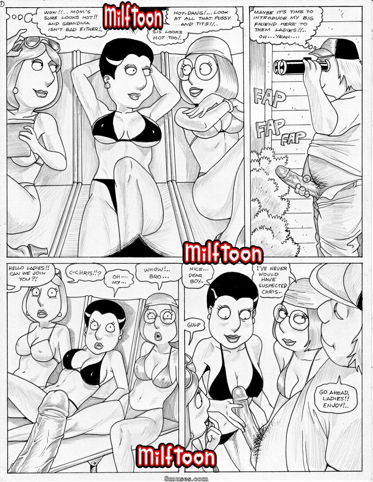 MilfToon Comics - Family Teen - Page 1
