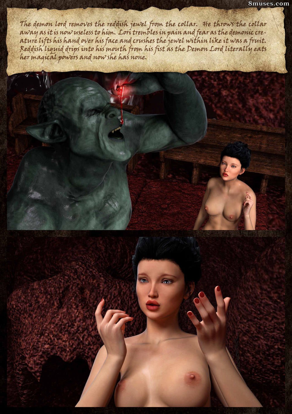 Sorceress Lori Sold to Demons - Bad Ending 2 - Story - Page 11