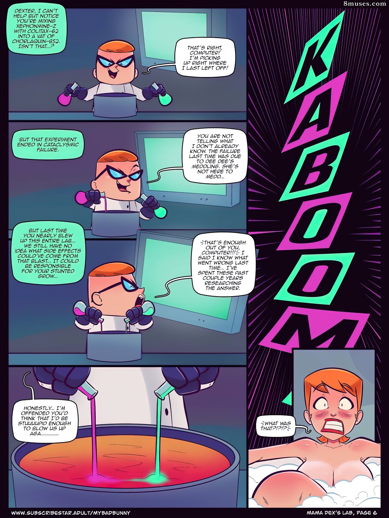 My Bad Bunny Comics - Laboratório da Mama Dex - Página 6