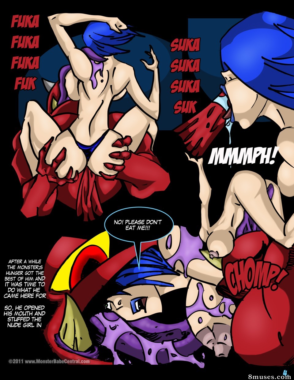Monster Babe Central - BedTime - Page 4