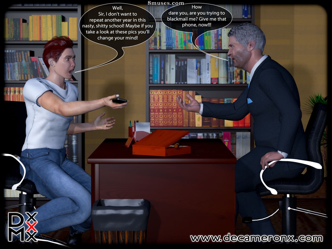 Decameron X Comics - Garotas Hipnóticas - Escola Libertina 2 - Lição de feminização - Página 3