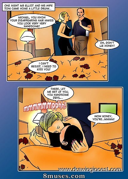 2D - Being jerked off to mommy and dad fucking, son becomes double hard - Page 1