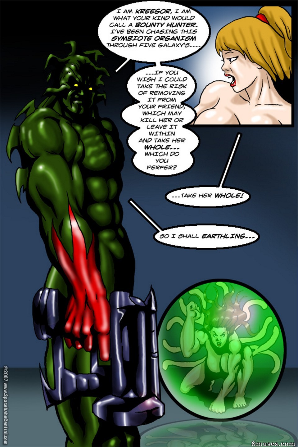 Space Babe Central - Alien Eyes - Page 15