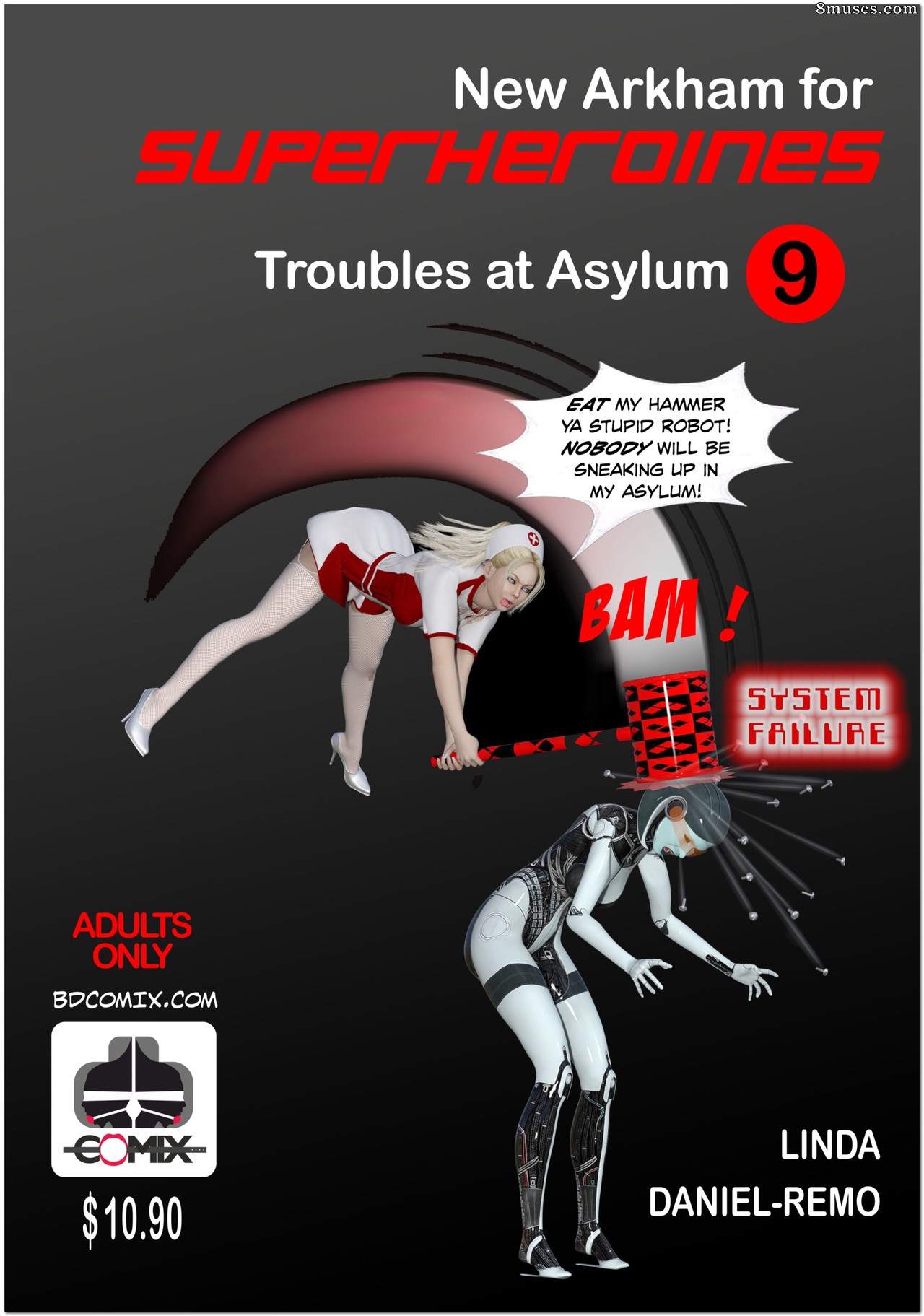 New Arkham For Superheroines - Issue 9 - Troubles At Asylum - Page 1