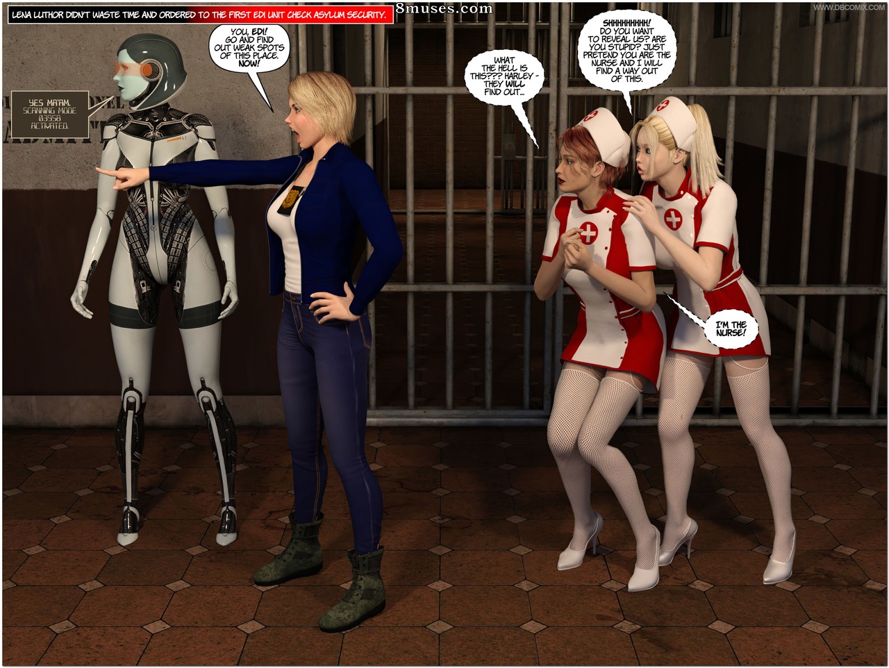 New Arkham For Superheroines - Issue 9 - Troubles At Asylum - Page 48