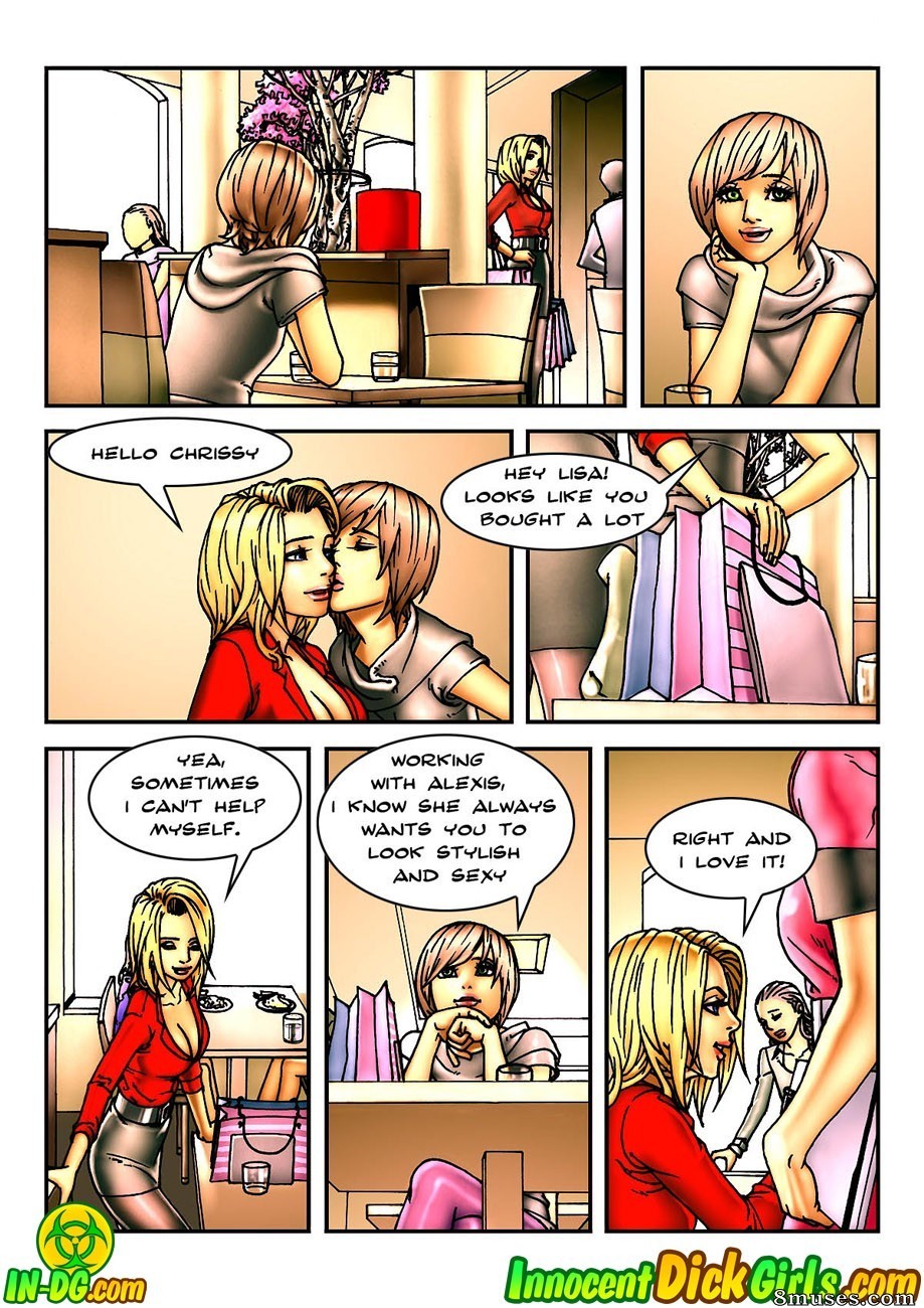 Innocent Dickgirls Comics - Shopping And Dinner - Page 3