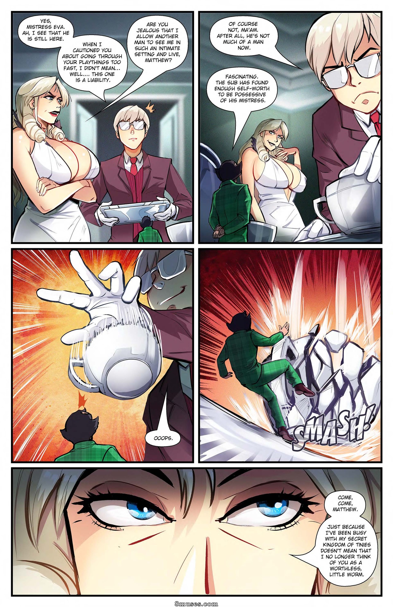 Page 14 | Giantess-Fan-Comics/A-Goddess-of-Law/Issue-7 | 8muses - Sex Comics