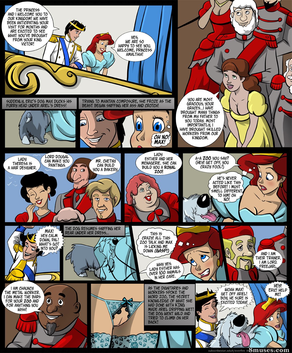 Everfire Comics - En el calabozo sexual de Jafar - Página 8