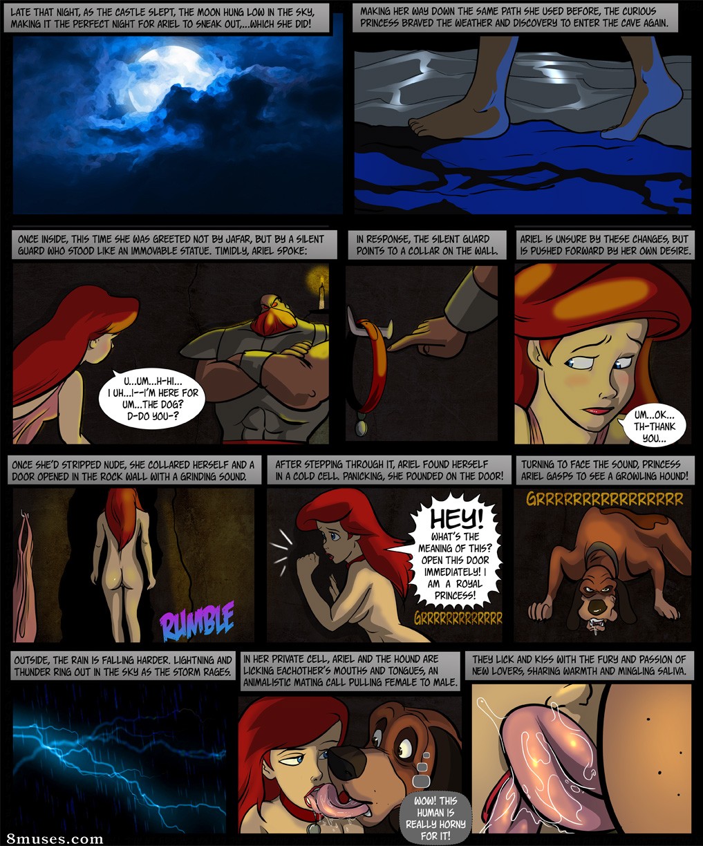 Everfire Comics - En el calabozo sexual de Jafar - Página 11
