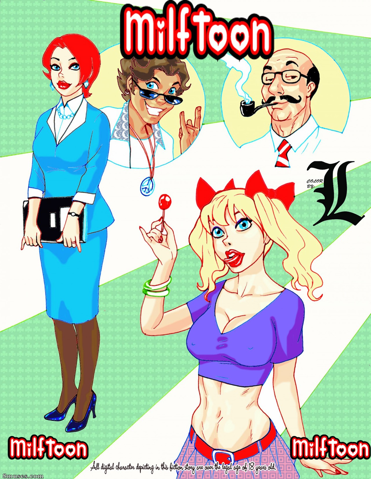 MilfToon Comics - Familia - Coloreada por L - Página 1