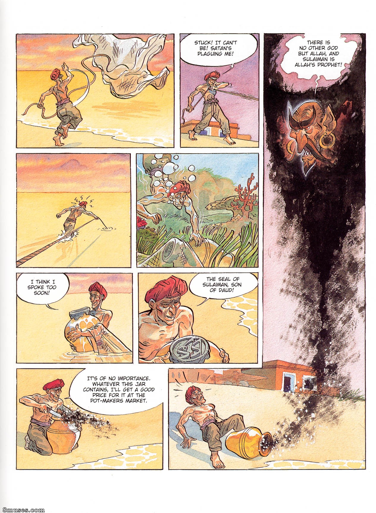 Eurotica Comics - The 1001 Nights Of Scheherazade - Page 12