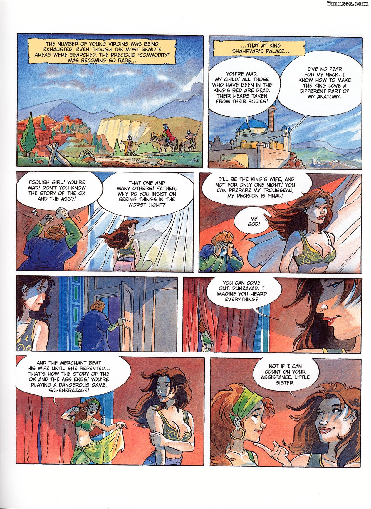 Eurotica Comics - The 1001 Nights Of Scheherazade - Page 10
