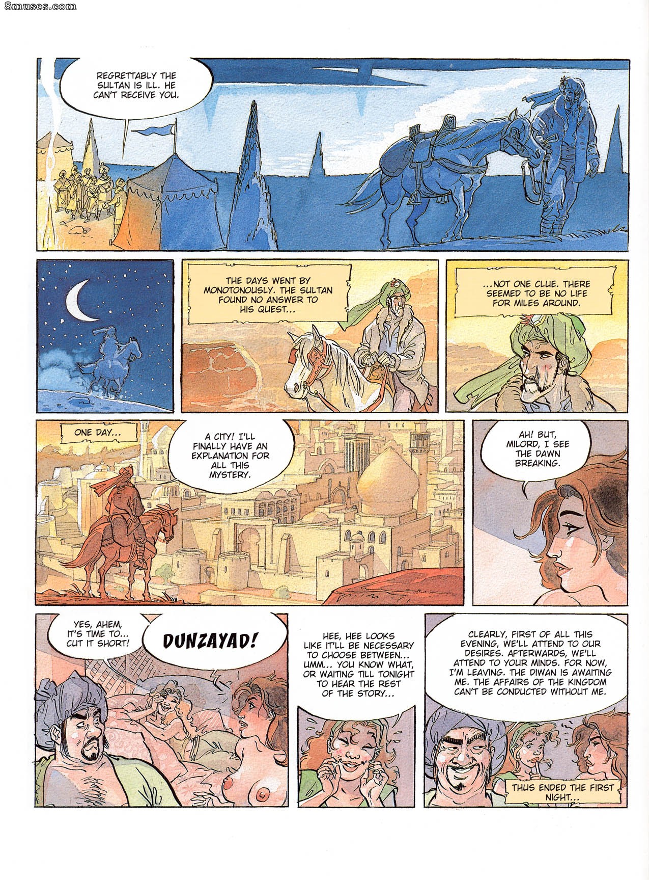 Eurotica Comics - The 1001 Nights Of Scheherazade - Page 17