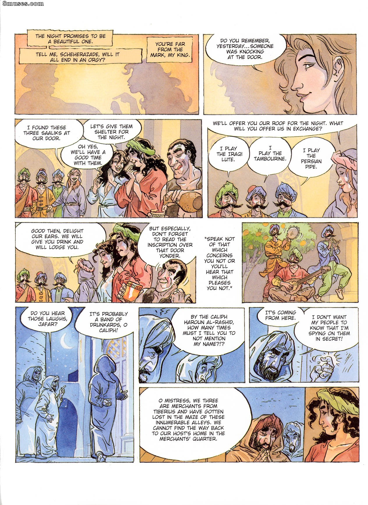 Eurotica Comics - The 1001 Nights Of Scheherazade - Page 34