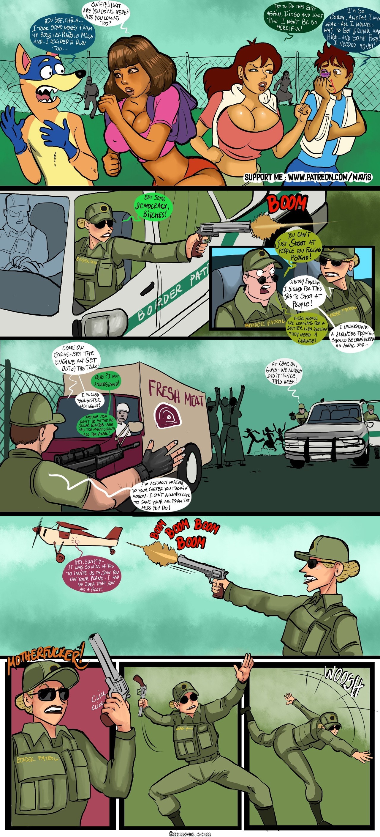 Mavis Rooder Comics - A corrida - Página 4