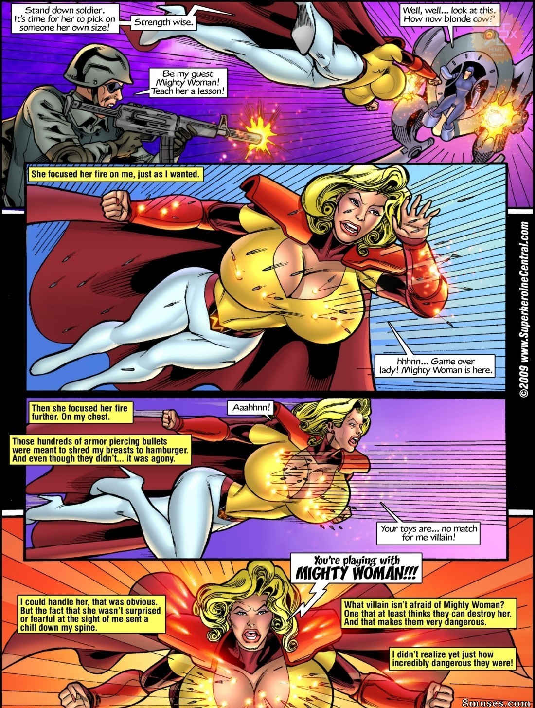 SuperHeroineComixxx - Vaca poderosa - Página 8