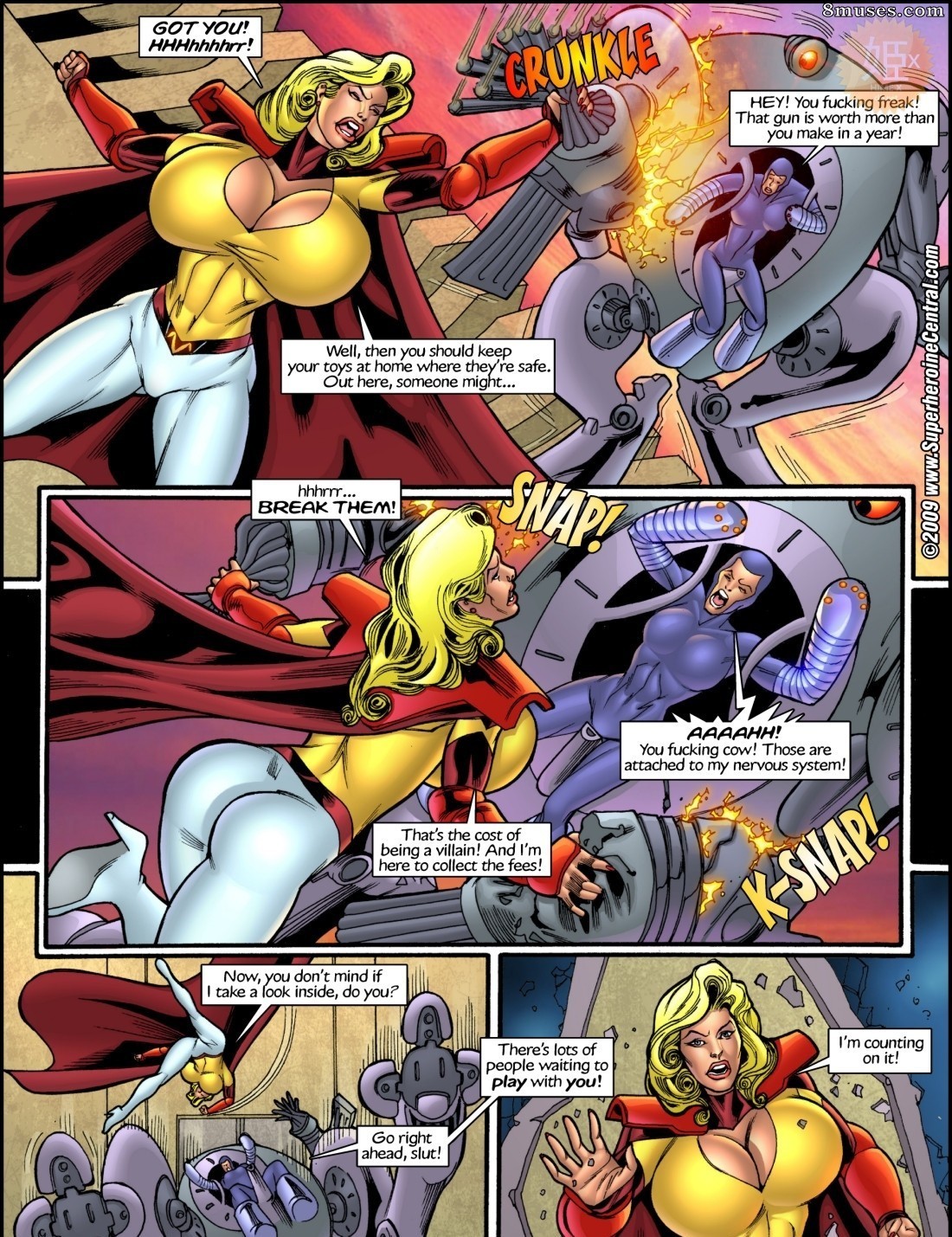 SuperHeroineComixxx - Mighty cow - Page 10