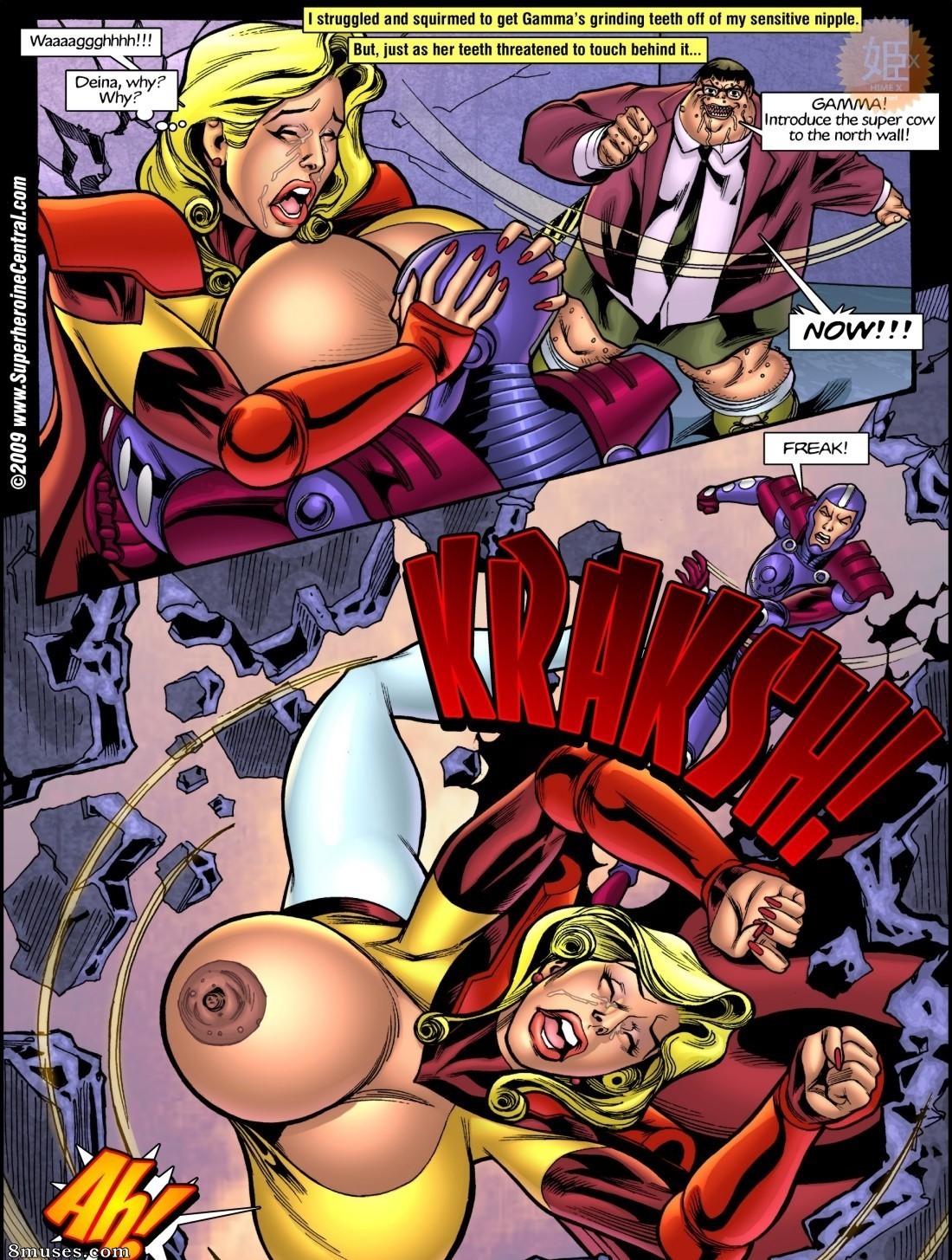 SuperHeroineComixxx - Mighty cow - Page 36