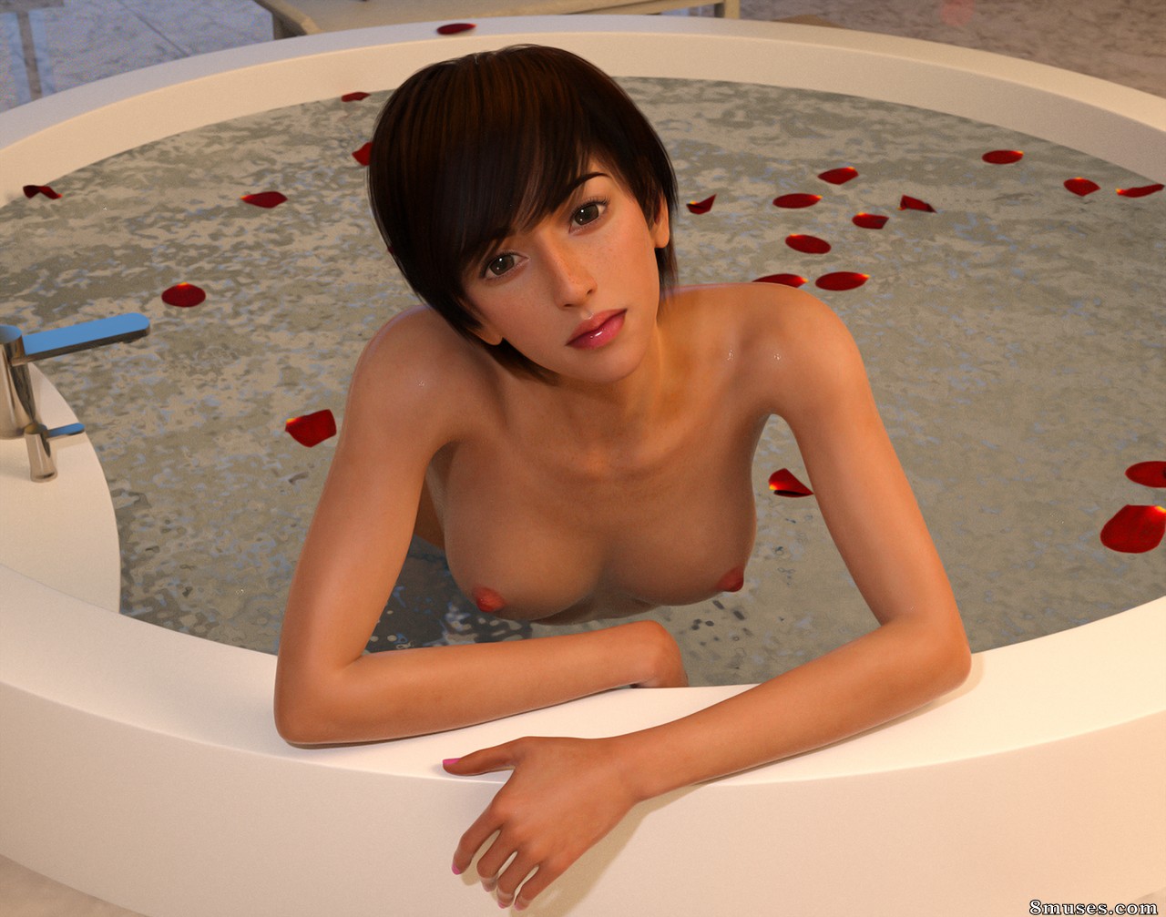 DICK - Girl Posing in Bath - Page 10