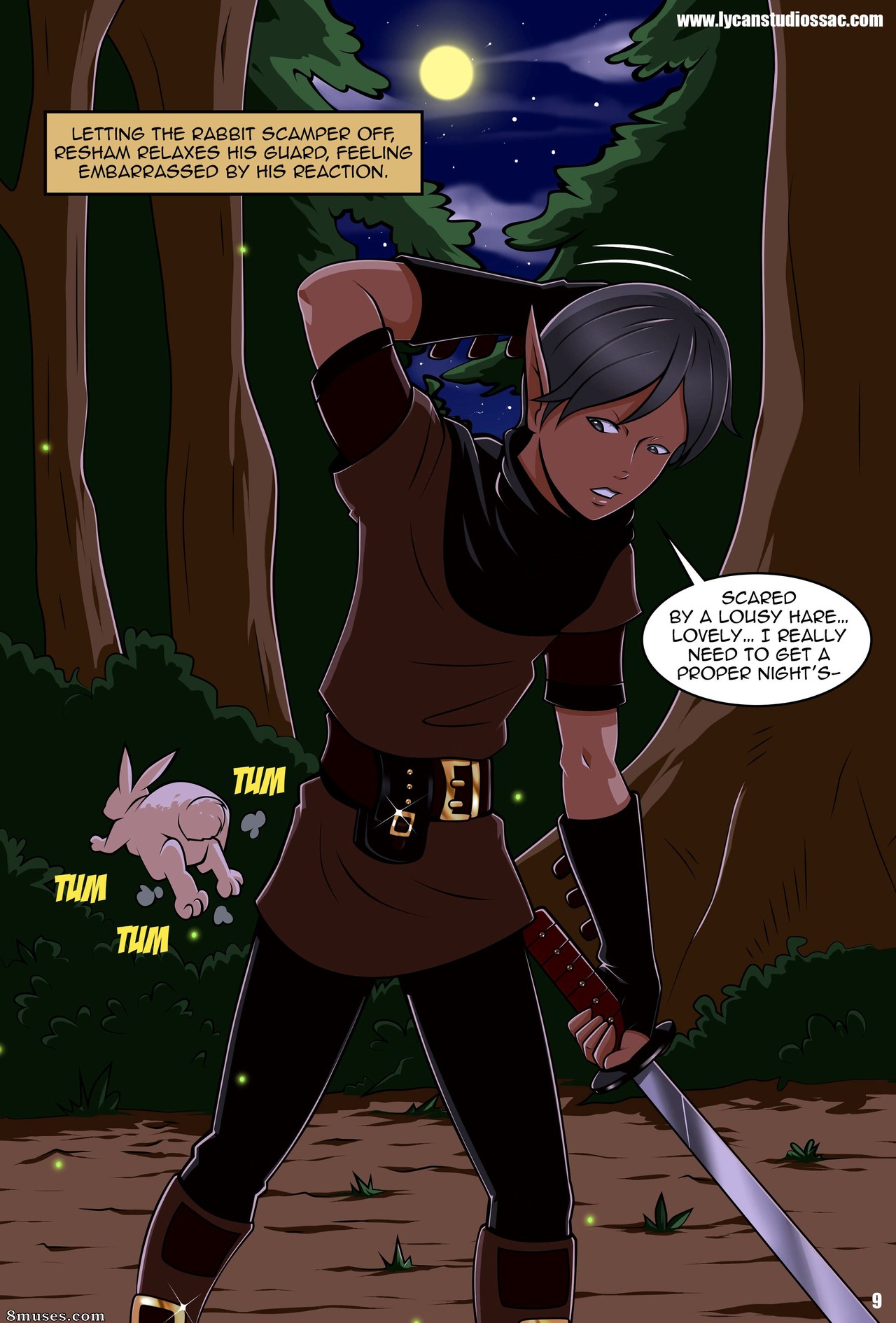 Locofuria Comics - Upon a Star - Hunter's Curse - Page 12