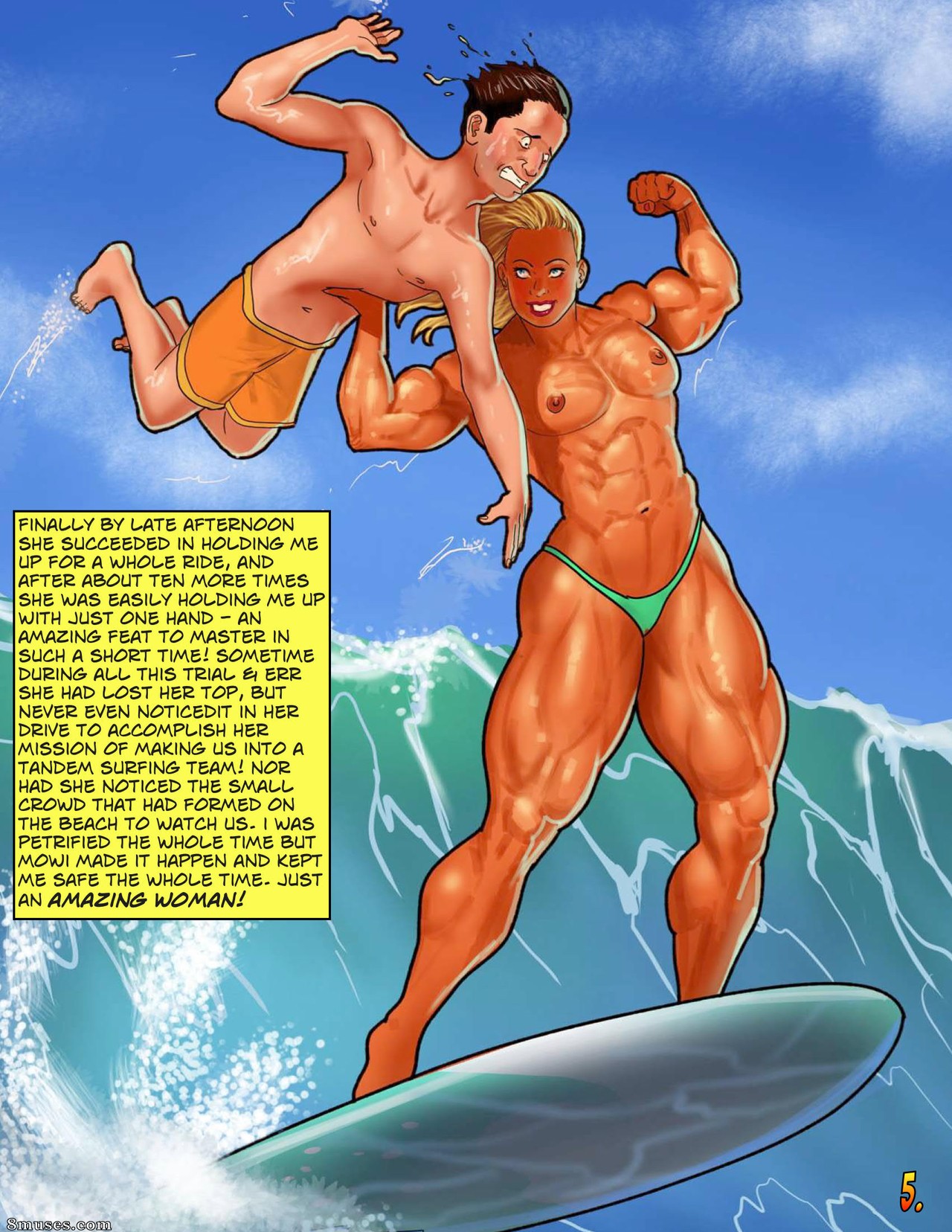 LH-Art Comics - Surfando em Maui - Página 6