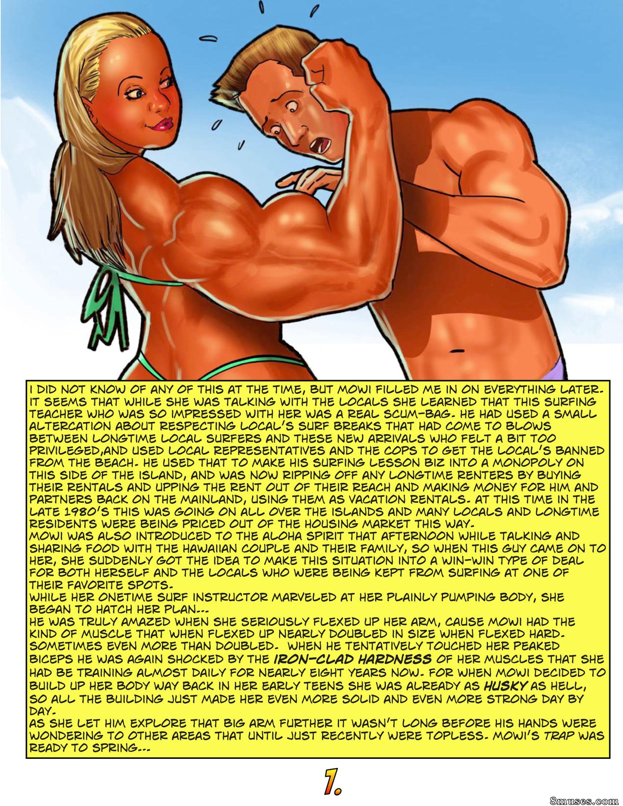 LH-Art Comics - Surfando em Maui - Página 8