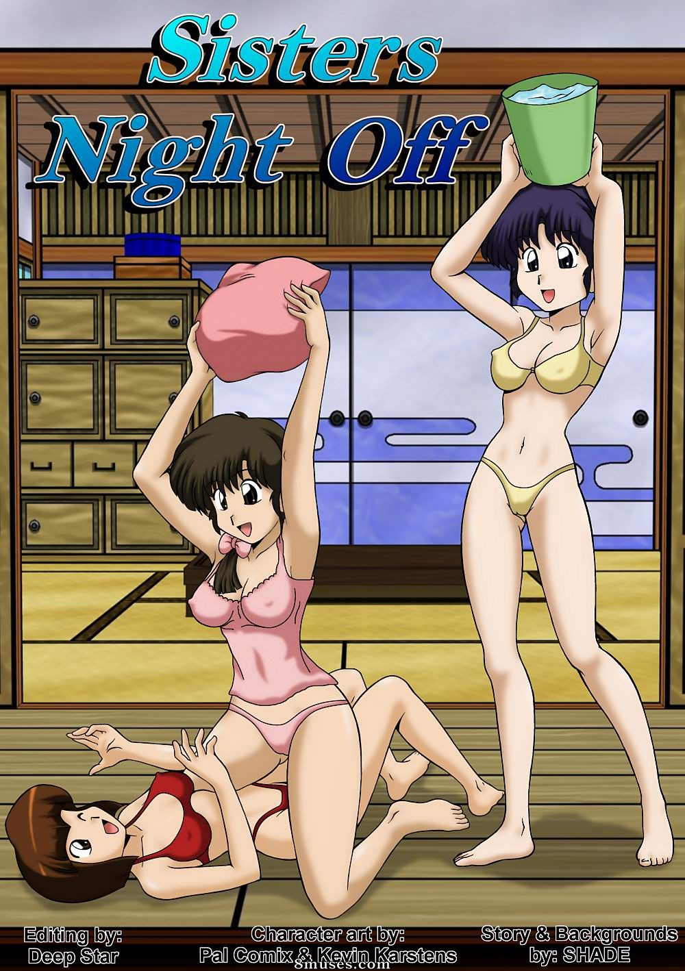 Ranma Books Comics - Noite de folga das irmãs - Página 1