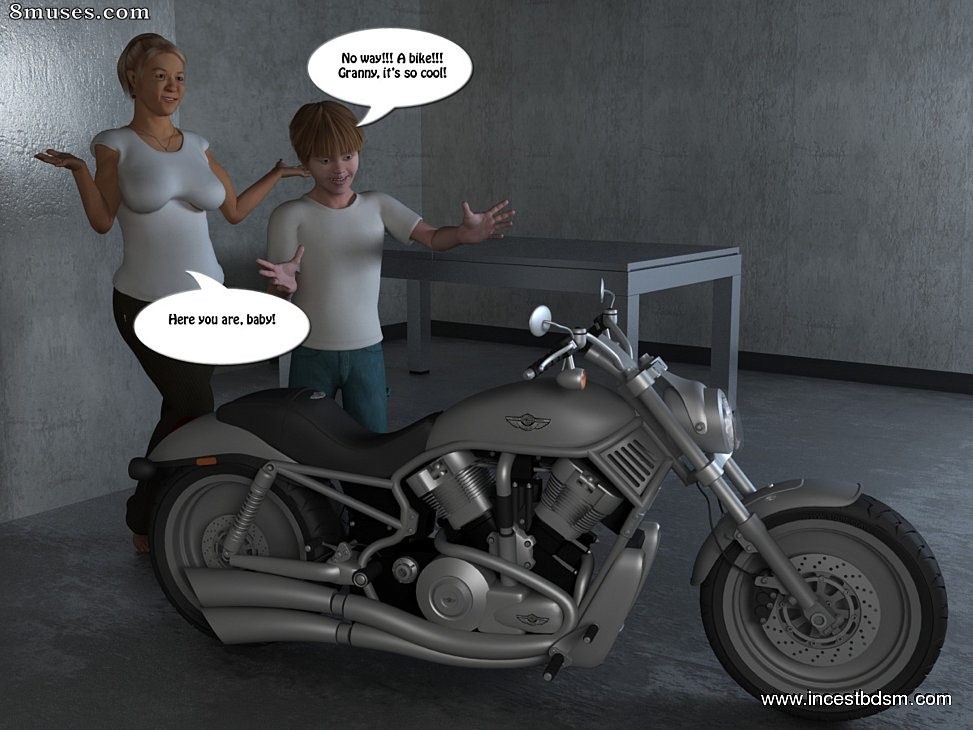 IncestBDSM.com Comics - Quer dar uma carona com essa babá motociclista - Página 4