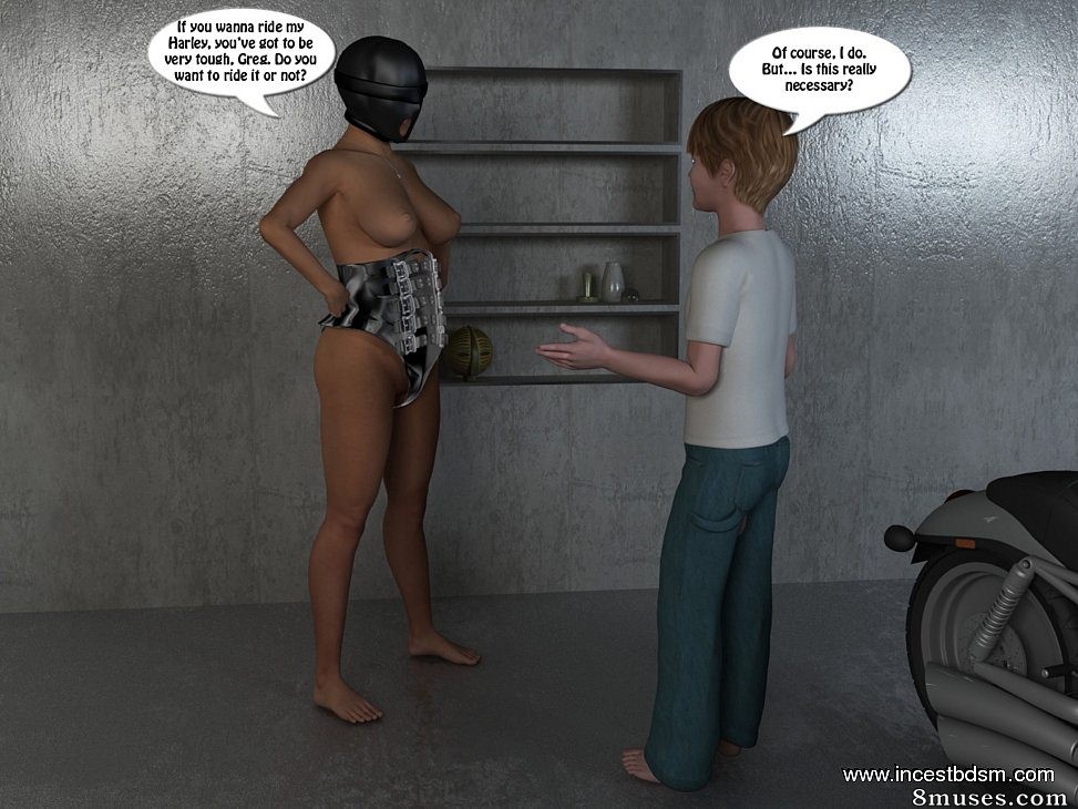IncestBDSM.com Comics - Wanna ride with old biker babe - Page 6