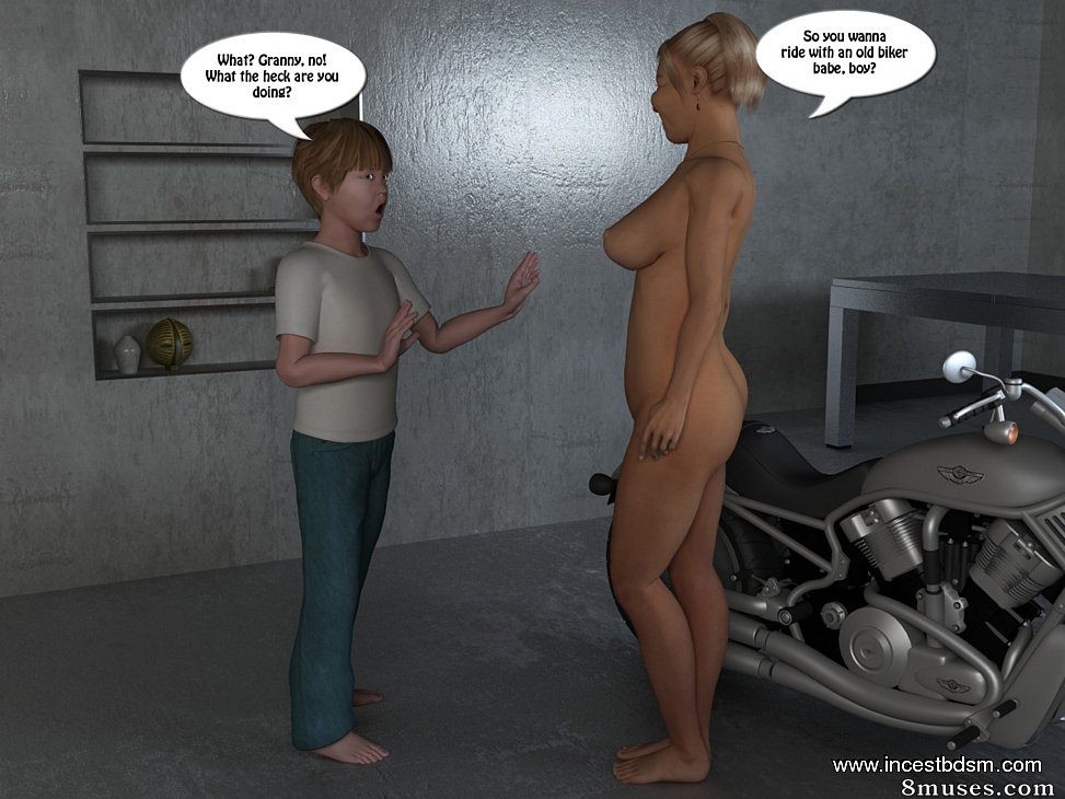 IncestBDSM.com Comics - Wanna ride with old biker babe - Page 5
