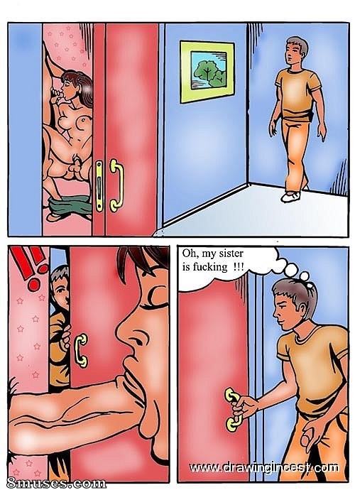 2D - Two boys fuck their sis - Page 4