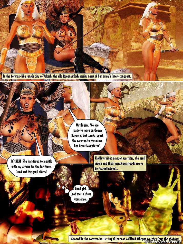 BarbarianBabes.com Comics - Impérios da amazônia - Página 8