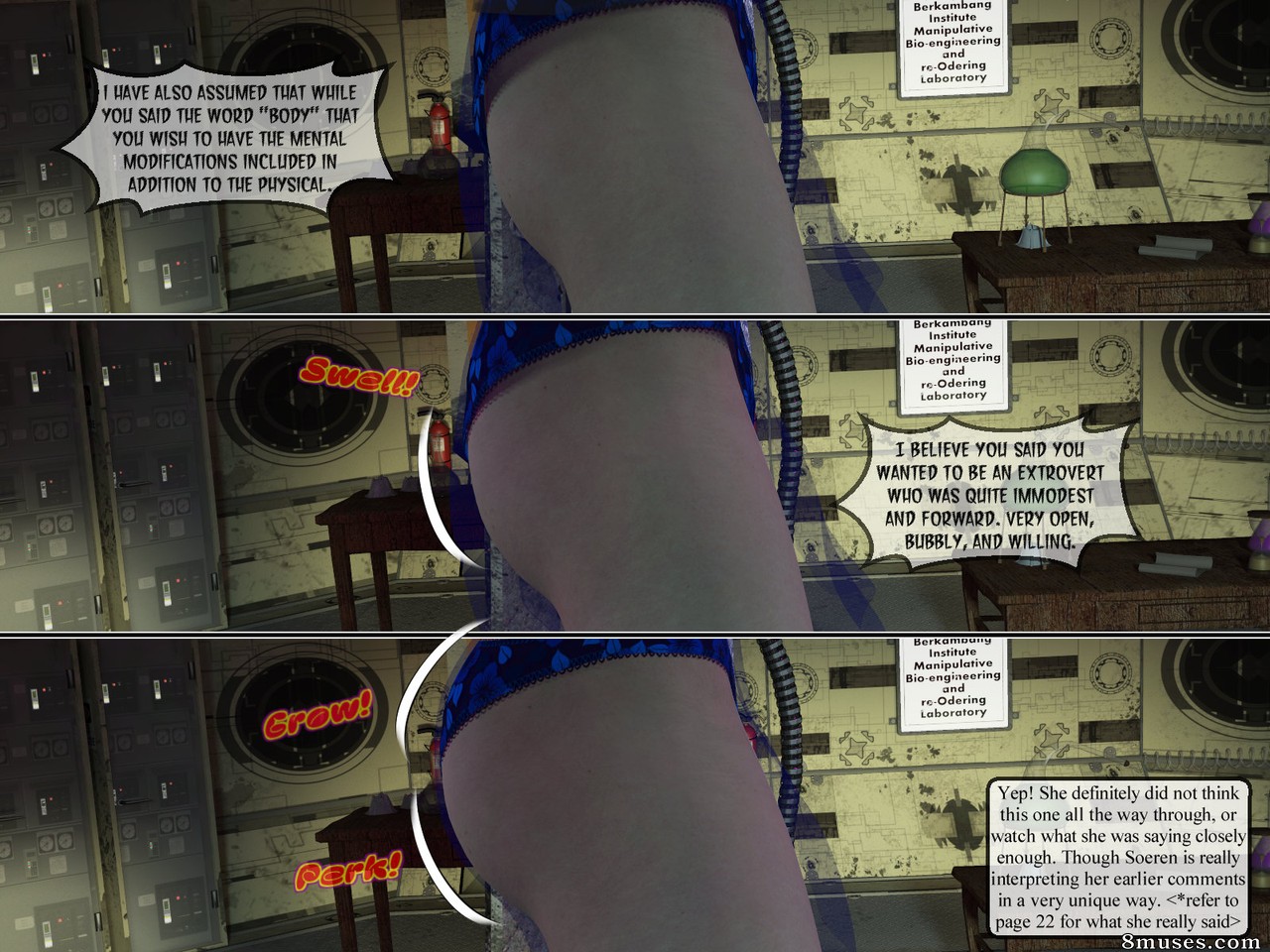 Mr.Phoenixx Comics - Lab Shrinking and Growing - Page 27
