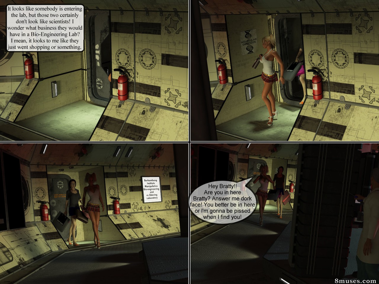 Mr.Phoenixx Comics - Encolhimento e crescimento de laboratório - Página 4
