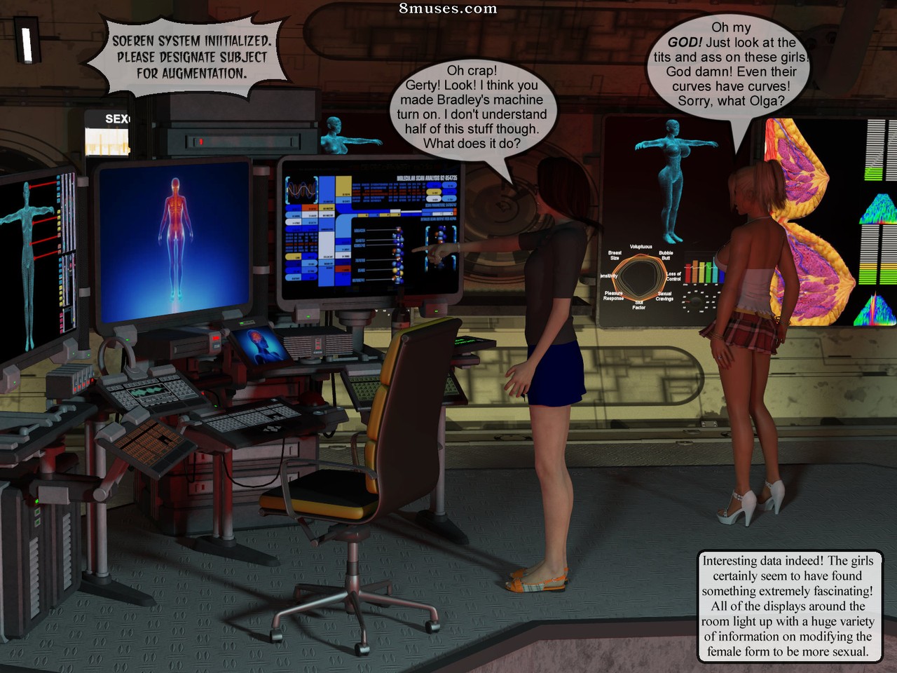 Mr.Phoenixx Comics - Lab Shrinking and Growing - Page 12