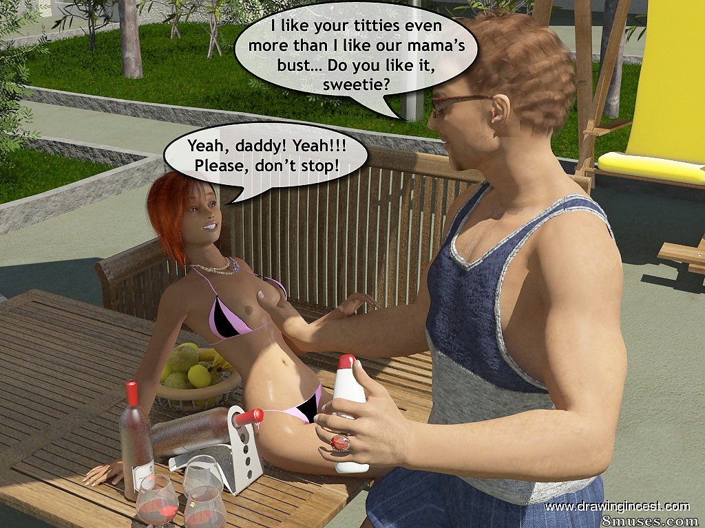 3D - Tan stick feels better with father - Page 8