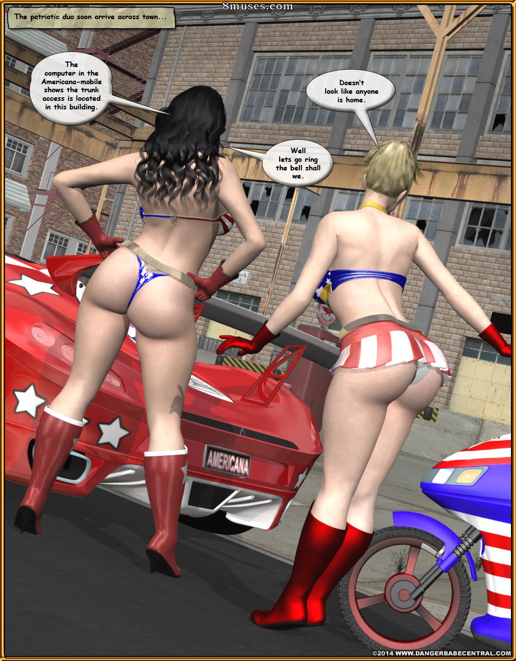 3D - Srta. Americana - espelho, espelho - Página 51