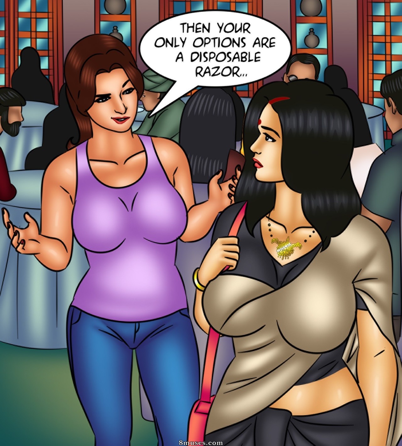 Kirtu.com Comics - Savita Bhabhi - Episode 128 - Waxing Erotic - Page 34