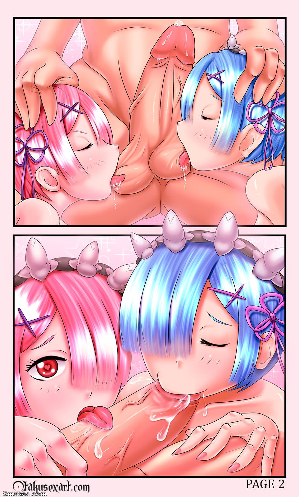OtakuSexArt.com Comics - Cumslut Maids - Page 3