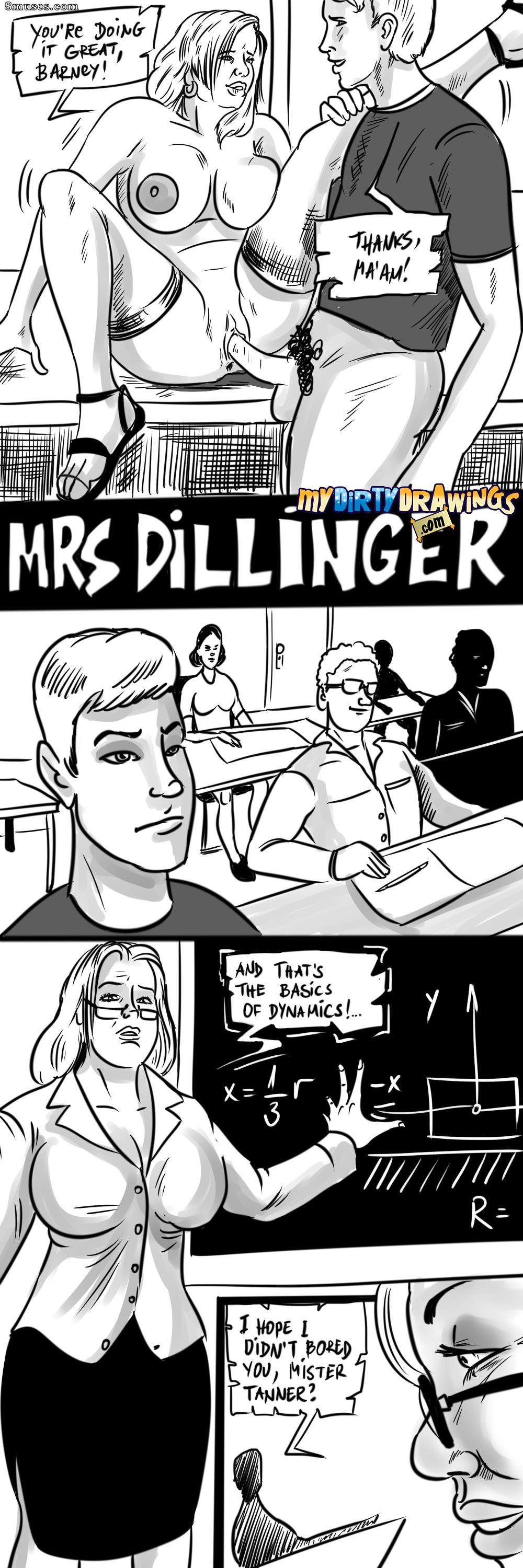 Mavis Rooder Comics - Mrs Dillinger - Página 1