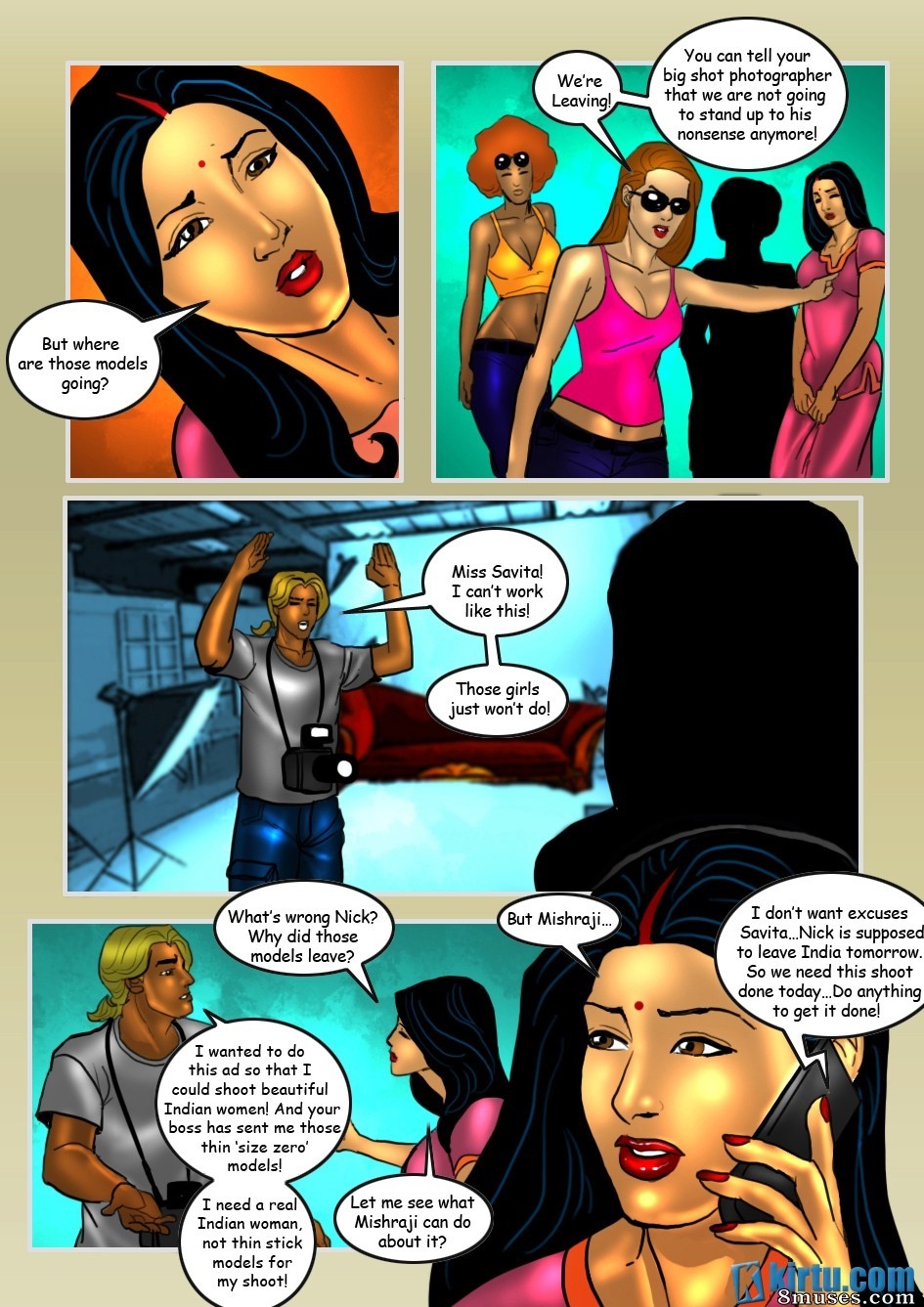 Kirtu.com Comics - Savita Bhabhi - Episode 26 The Photoshoot - Page 6