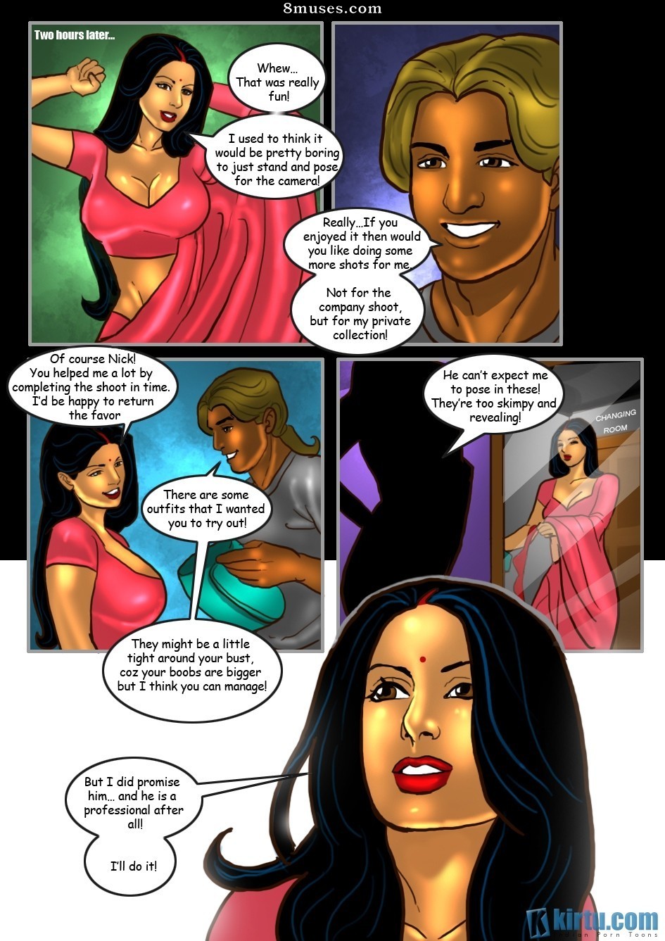 Kirtu.com Comics - Savita Bhabhi - Episode 26 The Photoshoot - Page 11
