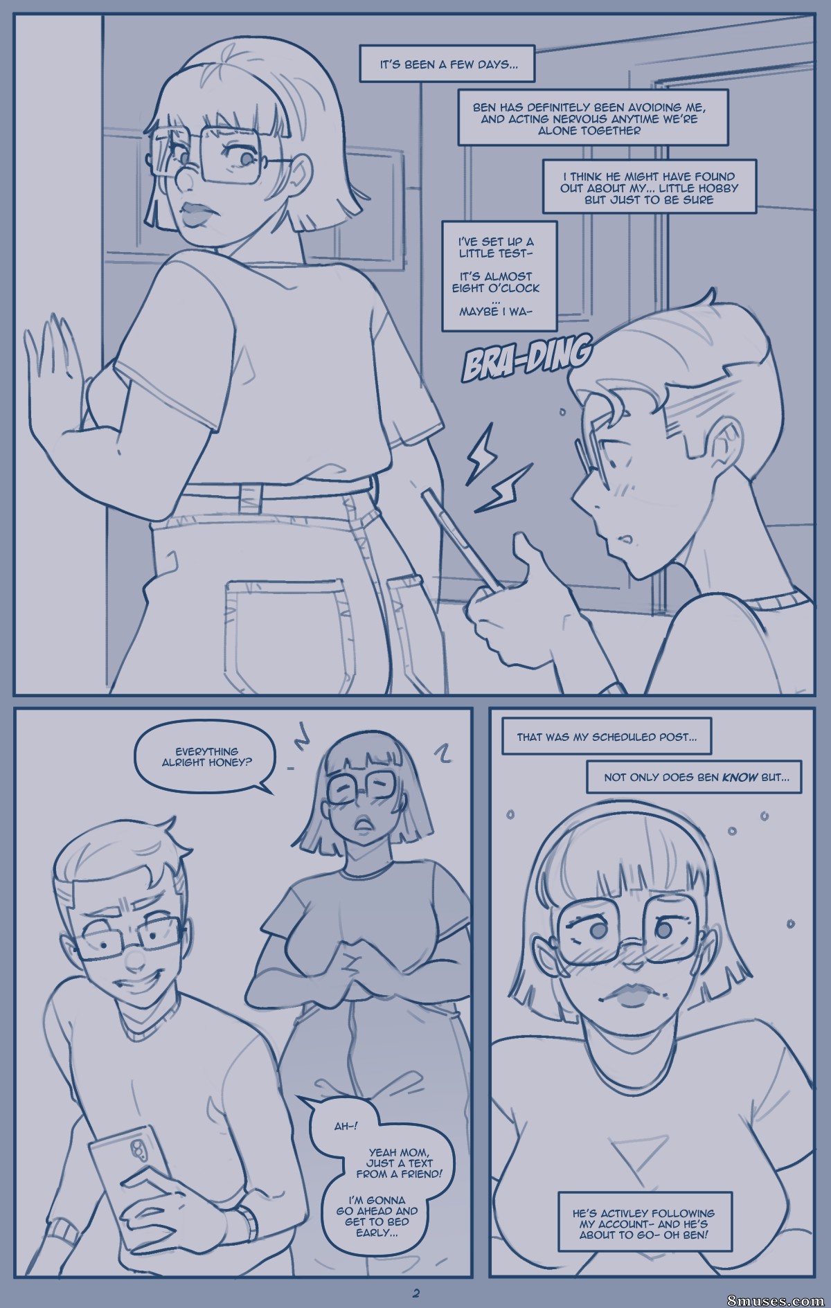 Page 5 | NotEnoughMilk-Comics/Son-finds-his-mom-online/Issue-1 | 8muses -  Sex Comics