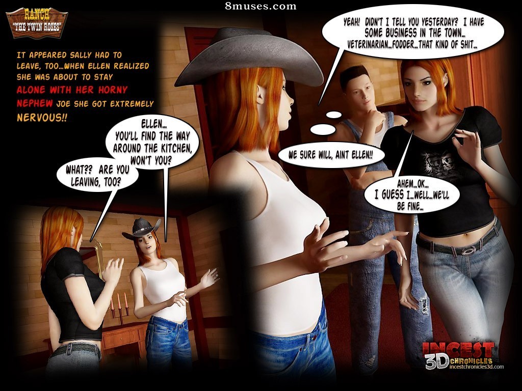 IncestChronicles3D Comics - Le ranch des roses jumelles. Partie 1 - Page 28