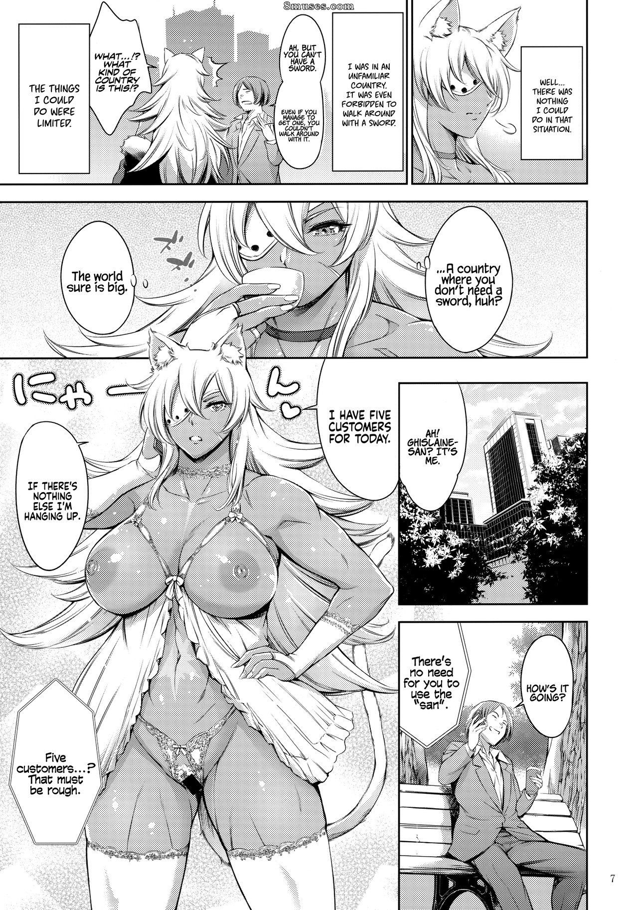 Imperio del atún - Un soapland donde puedes hacer cola para el gato grande de tetas - Chichi Neko-sama ni Gyouretsu no Dekiru Soapland - Página 7