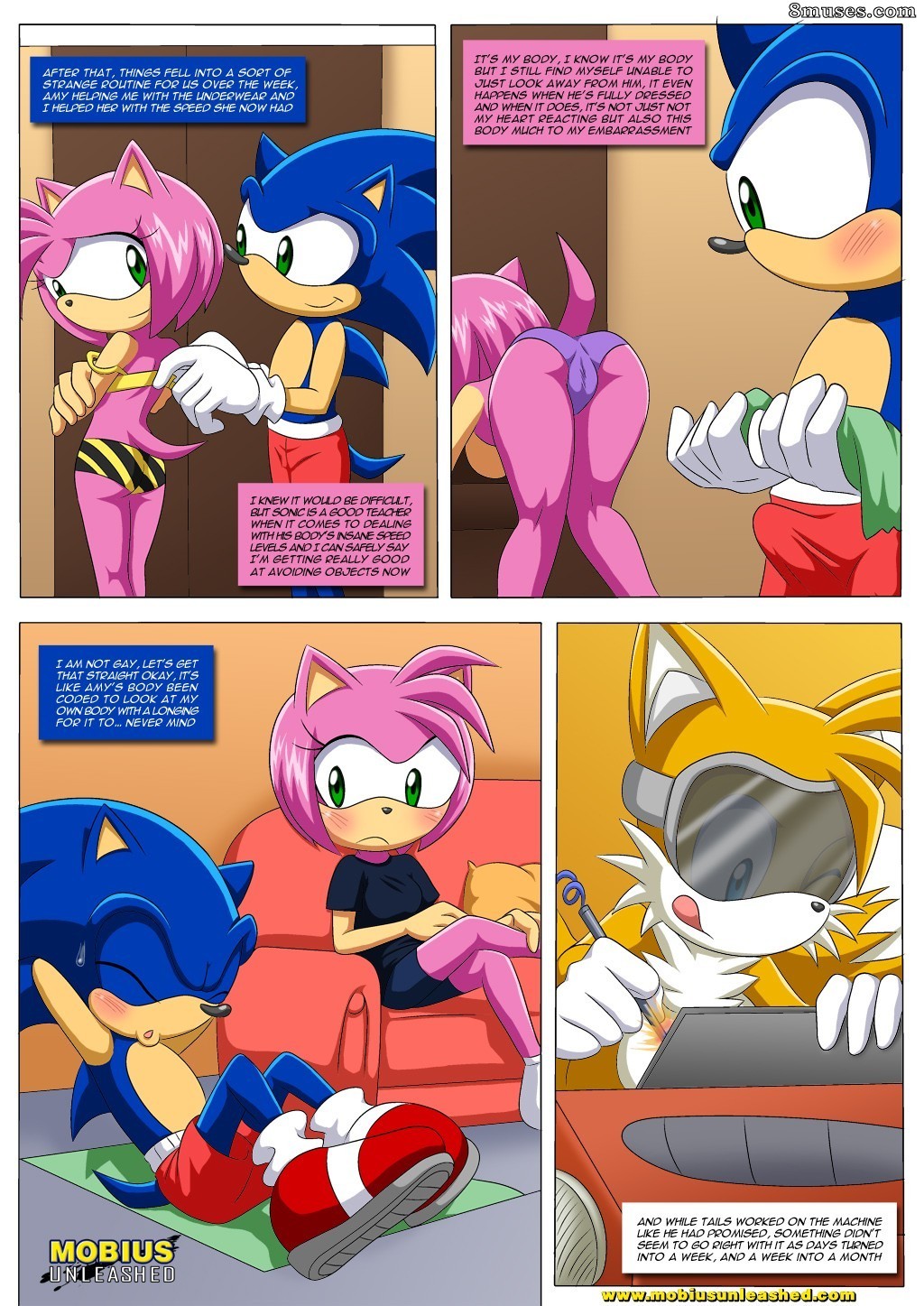 Page 7 Mobiusunleashed Comics Sonic and Amy with a TWIST  