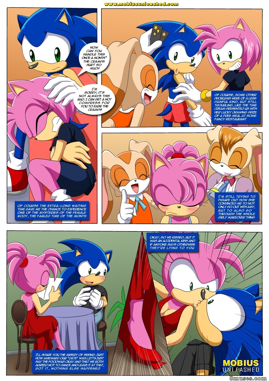 Page 8 | Mobiusunleashed-Comics/Sonic-and-Amy-with-a-TWIST | 8muses - Sex  Comics